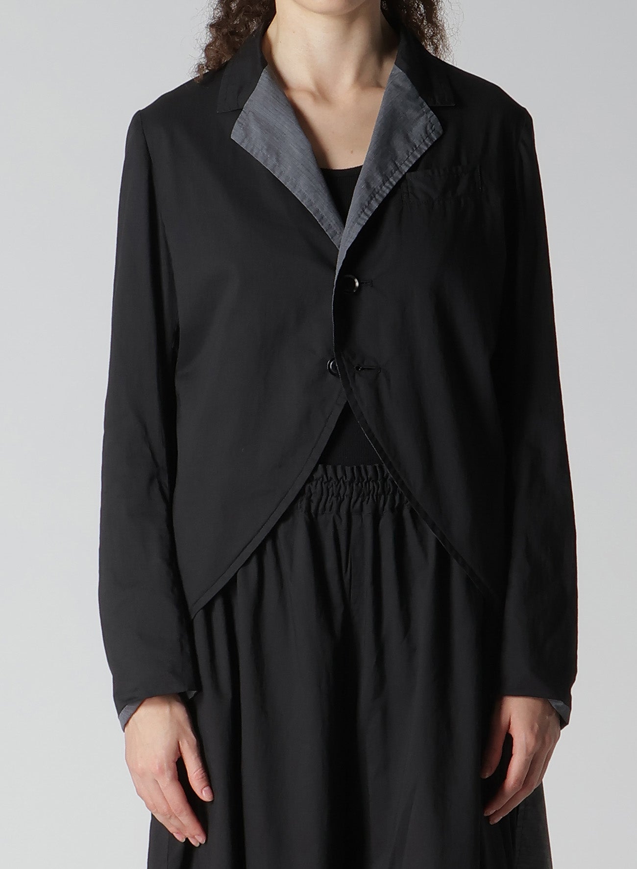 Cotton Lawn Garment Dyed Swallowtail Jacket for Women - Lightweight Summer Blazer for Office, Wedding & Outdoor Events