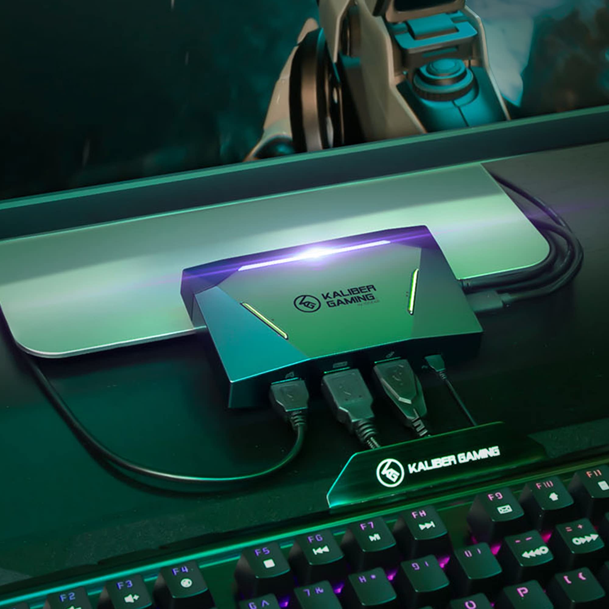 IOGEAR KeyMander 2 3Play Keyboard and Mouse Sharing Switch for PC, PS5, PS4, Xbox - GES1337 | Multi-Device Gaming Setup for Streamers & Esports Players