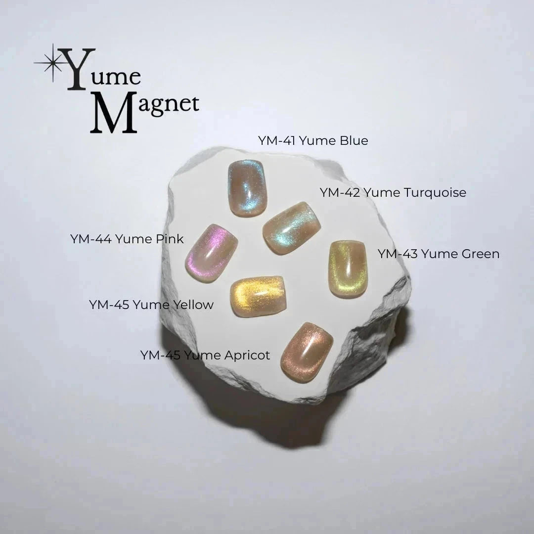 Kokoist Yume Magnet YM 43 Yume Green Nail Gel Polish - Long Lasting Vegan Gel Polish for Salon & Home Manicures - Perfect for Nail Art, French Tips & Special Occasions