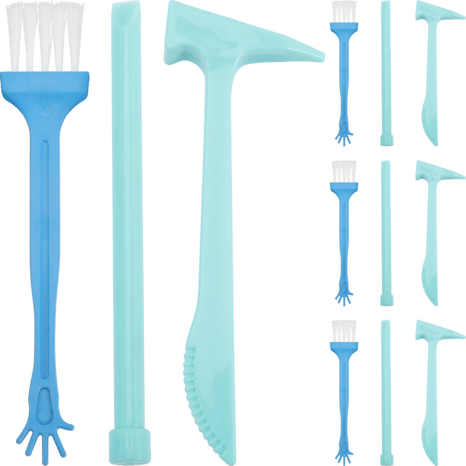 VOSAREA Gemstone Dig Kit for Kids - Excavation Tools with Hammer, Chisel & Brush for Archaeology Learning Fun