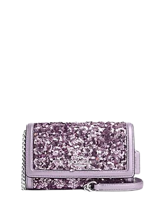 Coach Signature Flap Crossbody Bag for Women - Stylish Leather Shoulder Purse with Adjustable Strap, Perfect for Work, Travel & Everyday Use