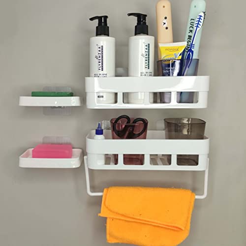 2 Bath shelf + 2 Soap
