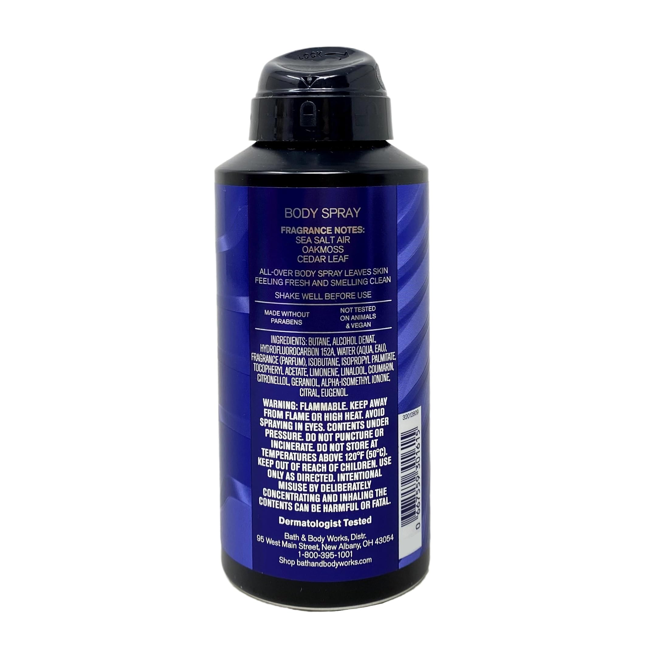 Deep Ocean 3-in-1 Hair, Face & Body Wash & Body Spray Set for Men - Bath & Body Works Full Size Duo - Refreshing Shower & Post-Workout Care