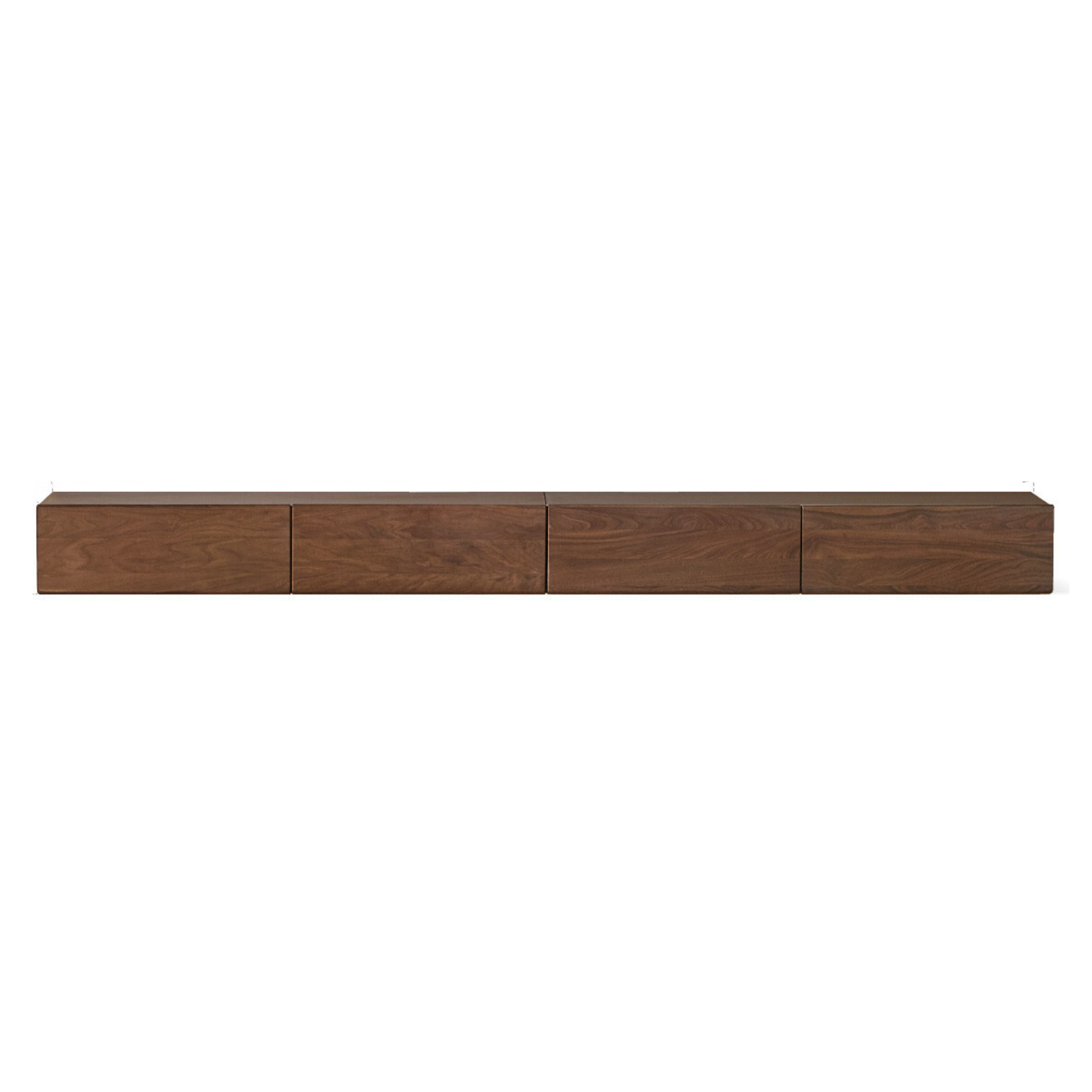 94.4x11.8x8.2 inch / 240x30x21.5 cm / Rich Dark Walnut color / TV cabinet independent Left style 1.2 meters + right style 1.2 meters