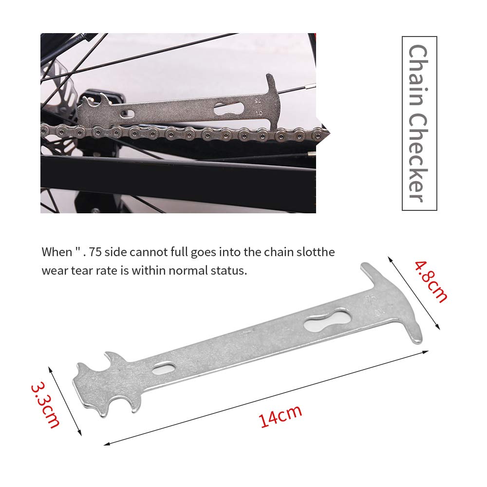 **Bike Chain Tool Kit - Professional Chain Breaker, Link Opener & Closer, Wear Indicator - Essential Bike Repair Tool for Maintenance & DIY Fixes - Perfect for Mountain, Road & BMX Bikes**