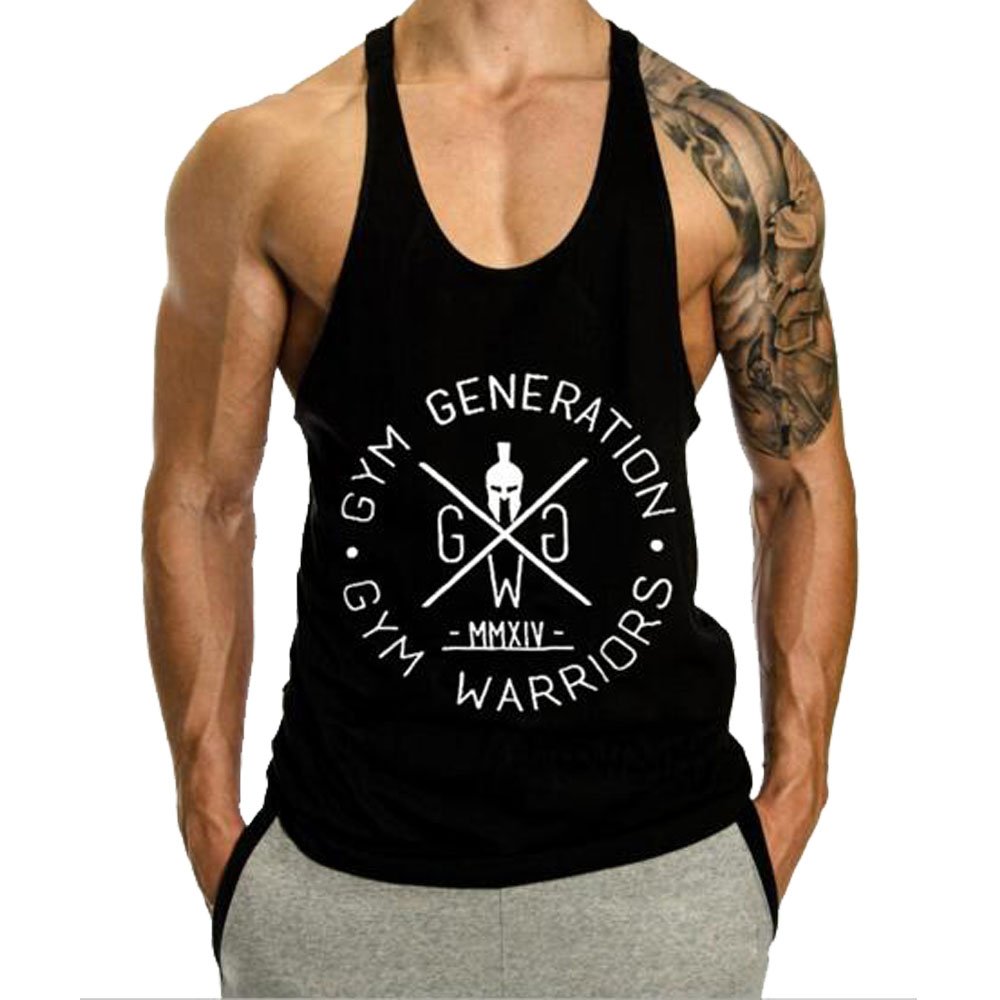 OGOUGUAN Men's Workout Tank Tops - Breathable Gym Shirts for Bodybuilding & Training - Sleeveless Athletic Shirts for Men - Perfect for Weightlifting, Running & Summer Workouts