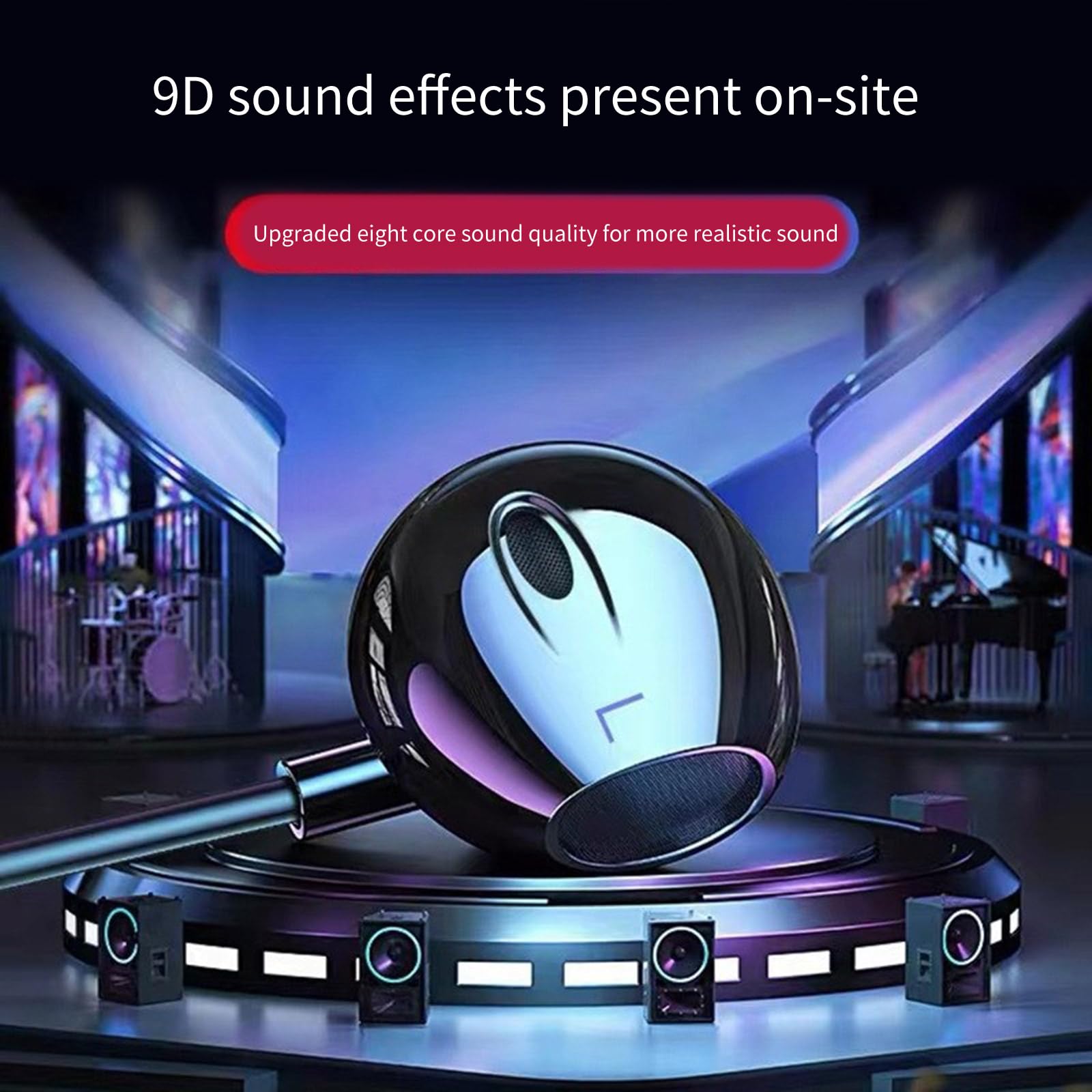 TQUXNGA Wired Earbuds with Built-in Microphone - 3.5mm Audio Headphones for iPhone, Android, PC, Laptop & Smartphone - Perfect for Gaming, Calls, Music & Office Work