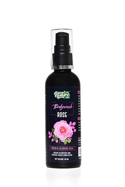 Rose Body Wash 100ml - Brightening & Blemish-Reducing Formula for Glowing Skin | Gentle Daily Cleanser for Face & Body | Perfect for Sensitive Skin & Evening Skincare Routine