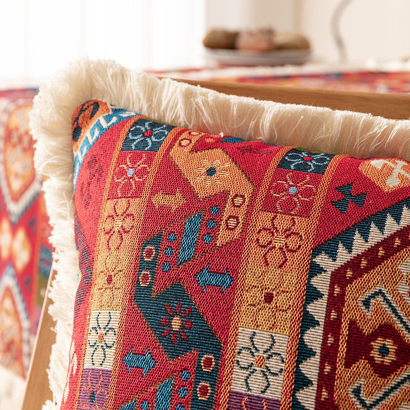 Bohemian Decorative Throw Pillows for Couch & Sofa - Oriental Geometric Living Room Accent Pillows - Perfect for Bedroom, Lounge & Home Decor