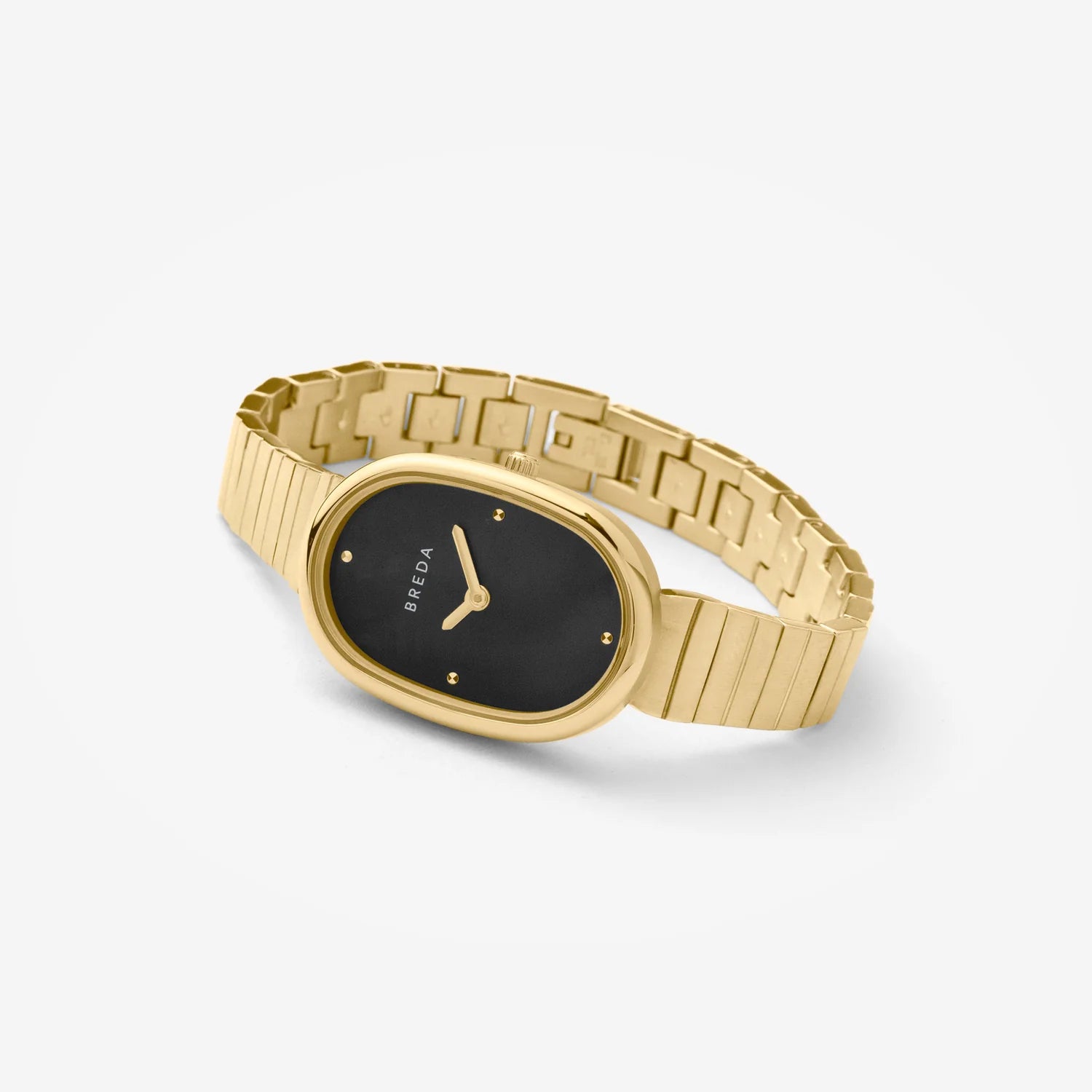 Breda Jane Bracelet Watch for Women - Elegant Gold-Tone Stainless Steel Band with Roman Numerals - Perfect for Everyday Wear, Office, and Special Occasions