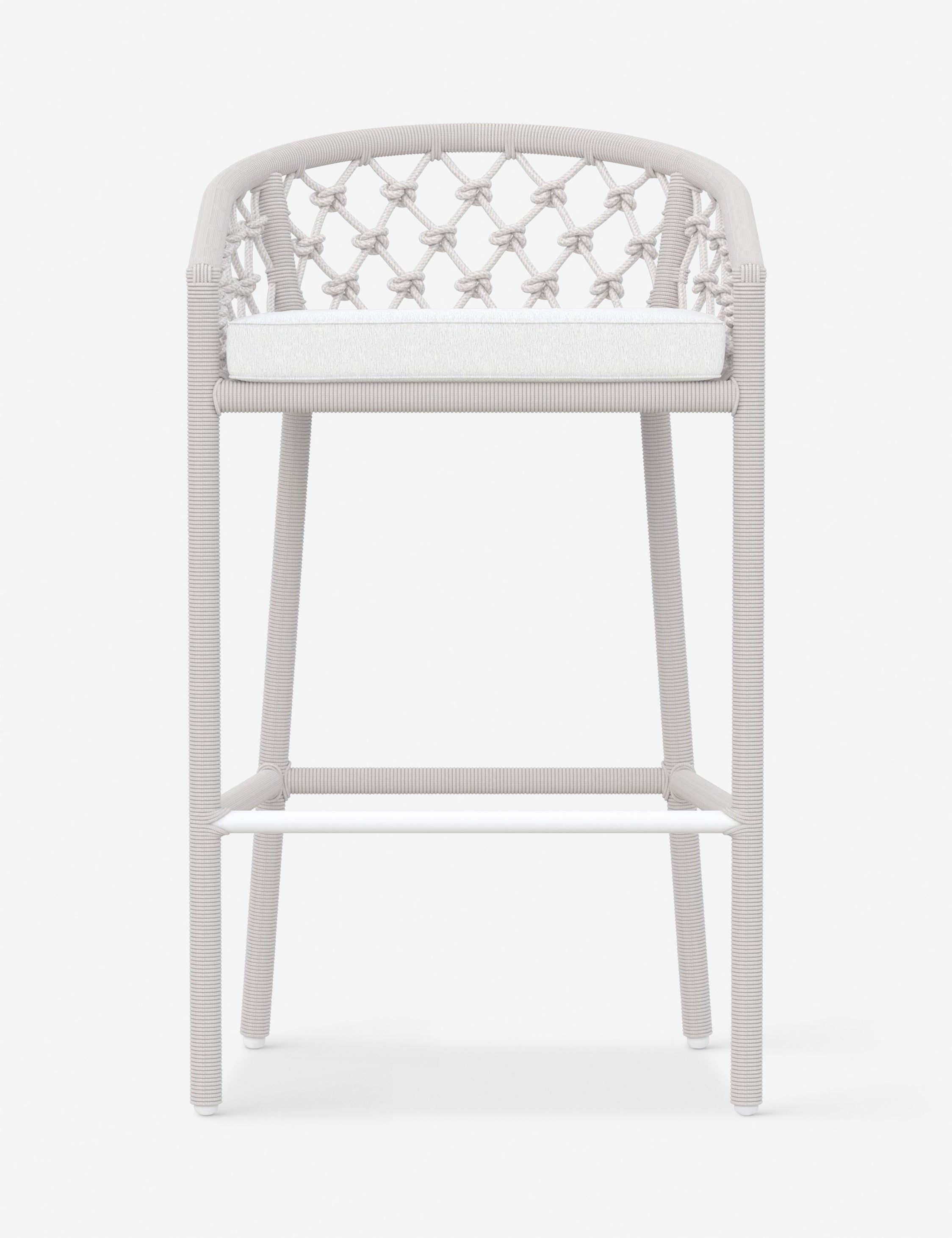 Premium Gibbs Indoor/Outdoor Bar Stool - Weather-Resistant Patio & Kitchen Counter Height Stool for Dining, Entertaining & Outdoor Decor