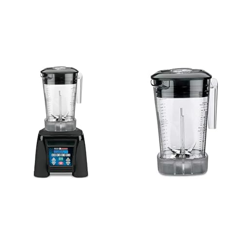 Waring Commercial MX1300XTXP Blender with Extra 48 oz BPA-Free Polycarbonate Container - High-Performance Commercial Blender for Smoothies, Soups & Food Prep - Perfect for Restaurants, Bars & Smoothie Shops
