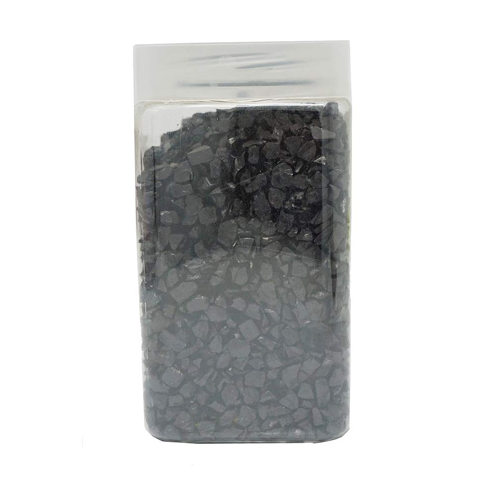 Premium Black Crushed Glass Vase Filler - 500g for Wedding Centerpieces, Floral Arrangements & Home Decor