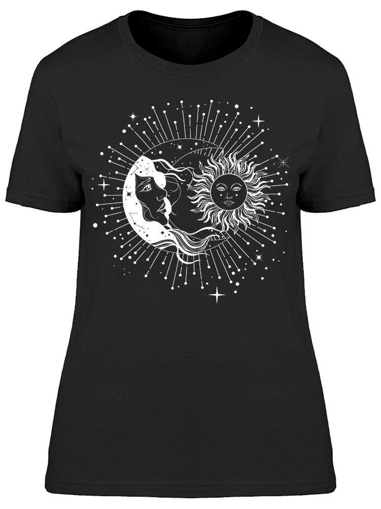 Women's Sun Eclipse Astronomy T-Shirt - Stylish Space Themed Tee for Stargazing, Astronomy Enthusiasts & Science Lovers