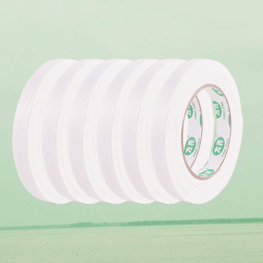 Double Sided Tape - 6 Rolls High Density Foam Tape with Strong Adhesive for Carpets, Home, Office, School, DIY Crafts & Window Sealing | Perfect for Mounting, Hanging Decorations & Weatherproofing