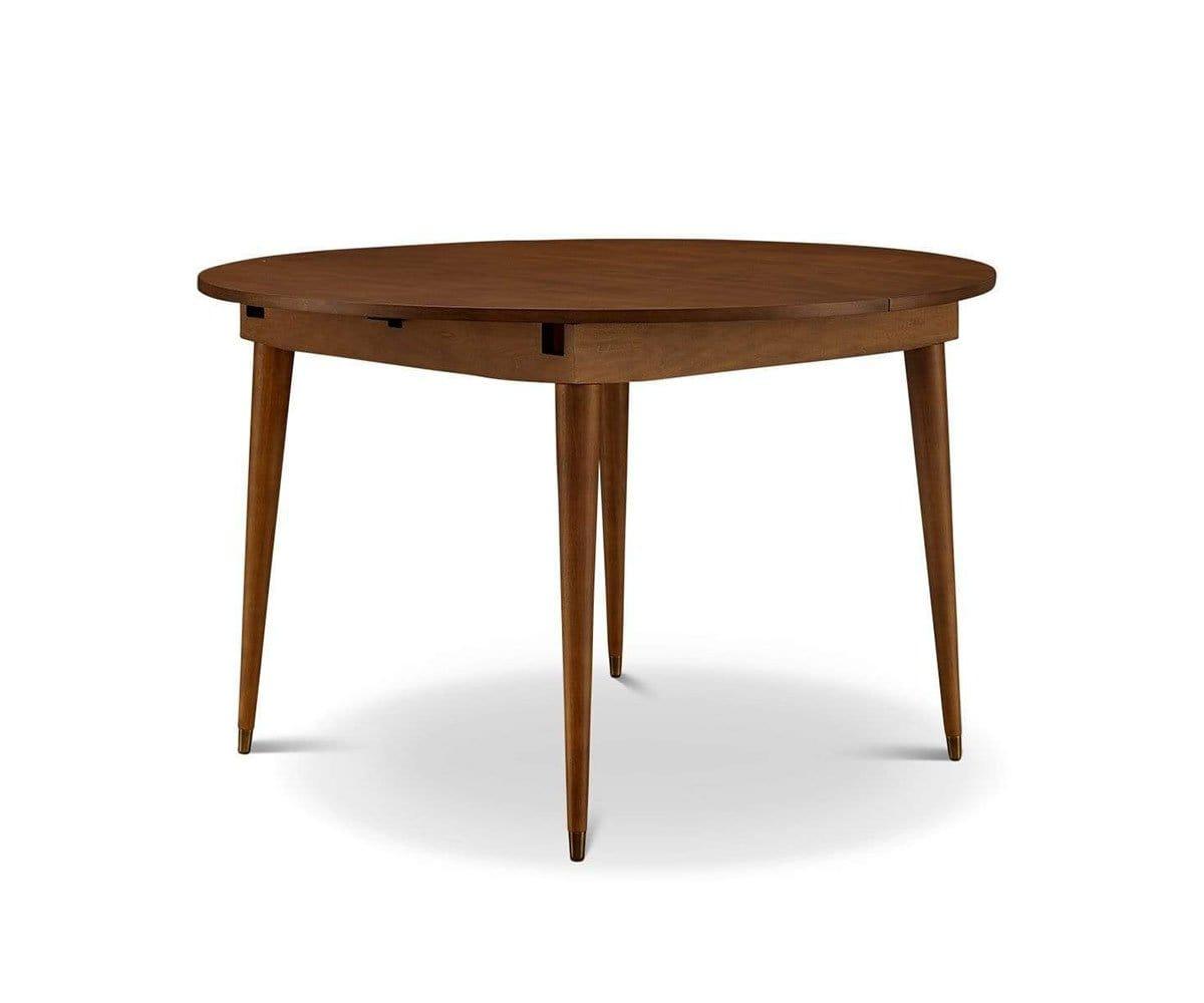 Holfred Round Extendable Dining Table - Expandable for 6 to 8 People - Perfect for Small Spaces & Family Gatherings