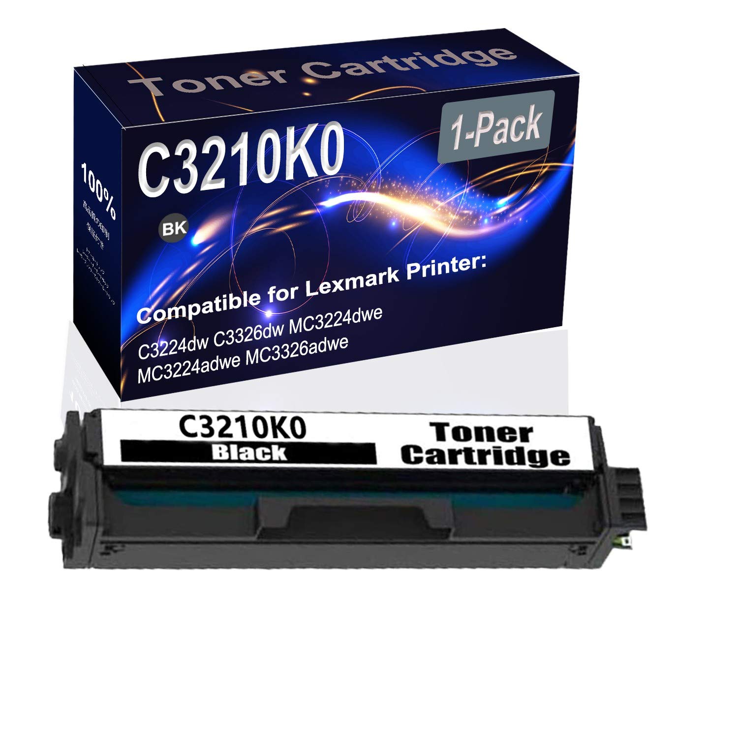 High-Capacity Black Laser Toner Cartridge Replacement (1-Pack) - Compatible with C3224dw, C3326dw, MC3224dwe & C3210K0 Printers - Perfect for Office, Home & Business Printing Needs