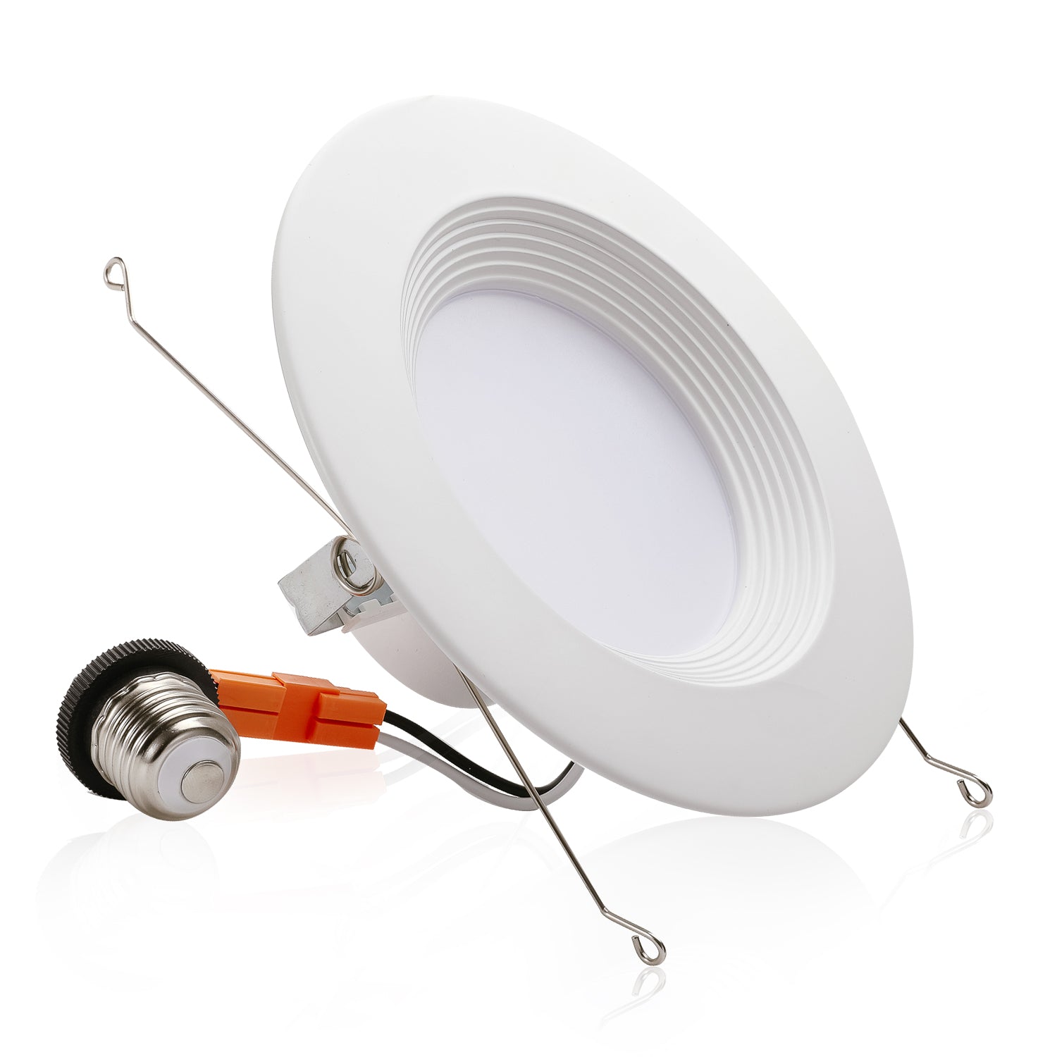 MW Lighting LED 5/6 Inch Recessed Downlight - 15W 120V 1100 Lumens Dimmable Ceiling Light for Kitchen, Bathroom, Living Room & Bedroom Lighting