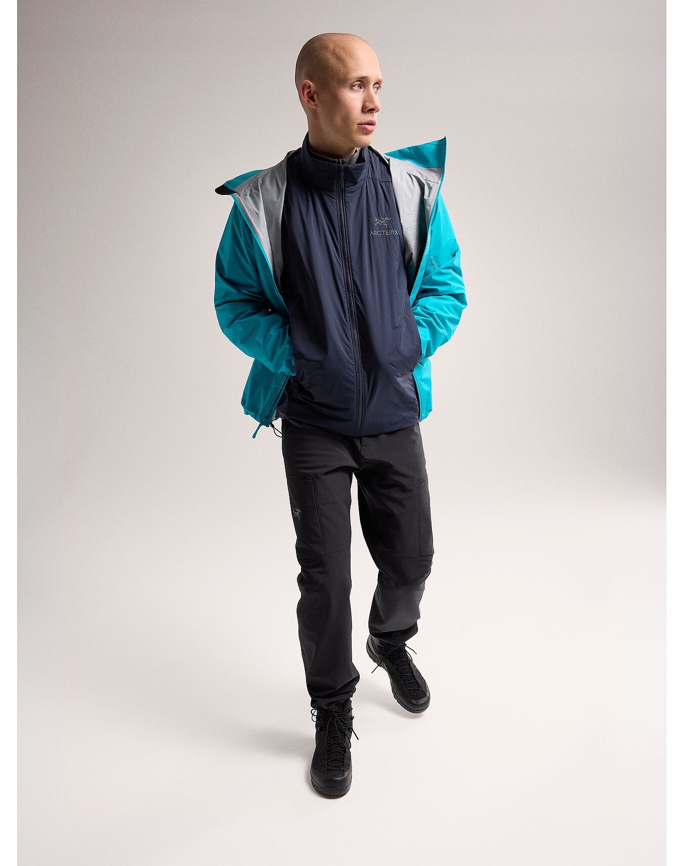 Men's Atom Jacket - Lightweight Waterproof Windbreaker for Outdoor Activities | Hiking, Camping & Travel Essentials | X000007349