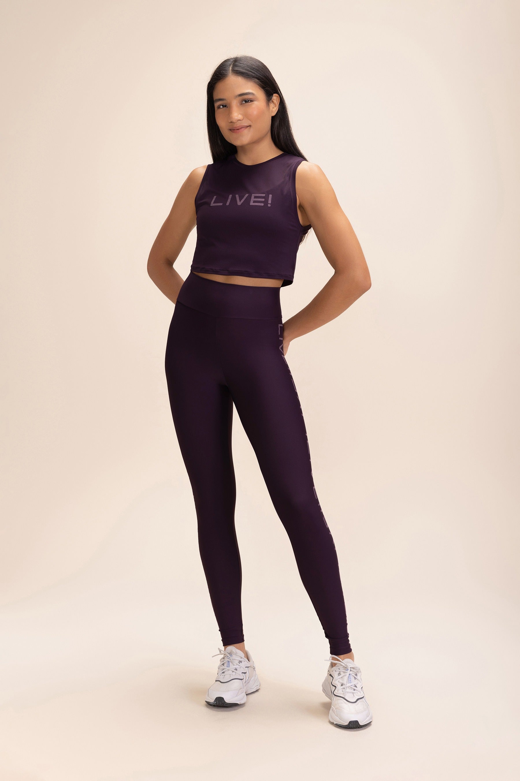 LIVE! Comfort Crop Tank Top for Women - Soft Breathable Summer Workout Top - Perfect for Yoga, Running & Gym