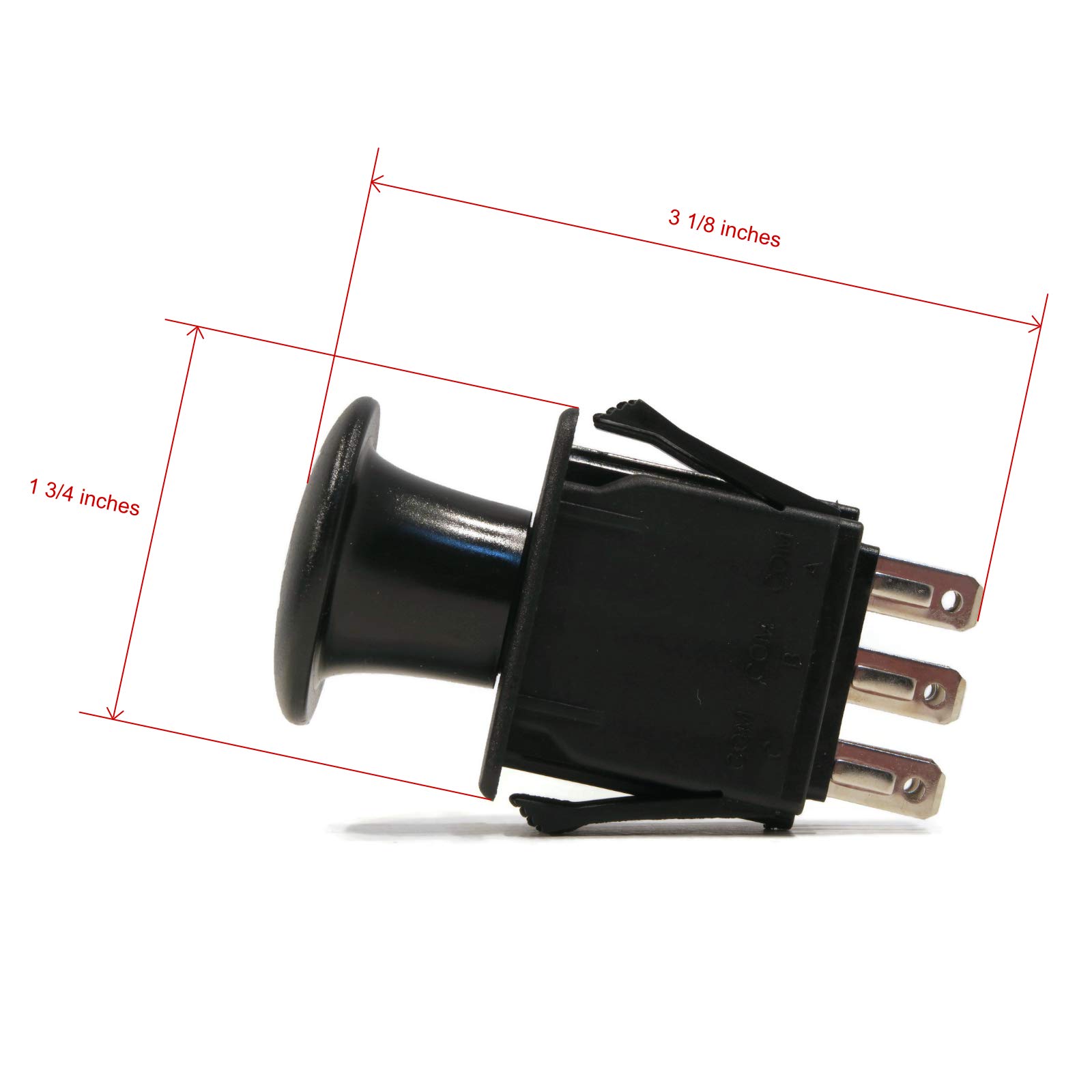 Scag Mower PTO Switch - 2 Position, 8 Terminal Replacement for Models 463034, 481687, 483162, 483957 | Durable Lawn Tractor Safety Switch for Easy Power Take-Off Engagement | Perfect for Scag Turf Tiger, Liberty & Wildcat Zero Turn Mowers