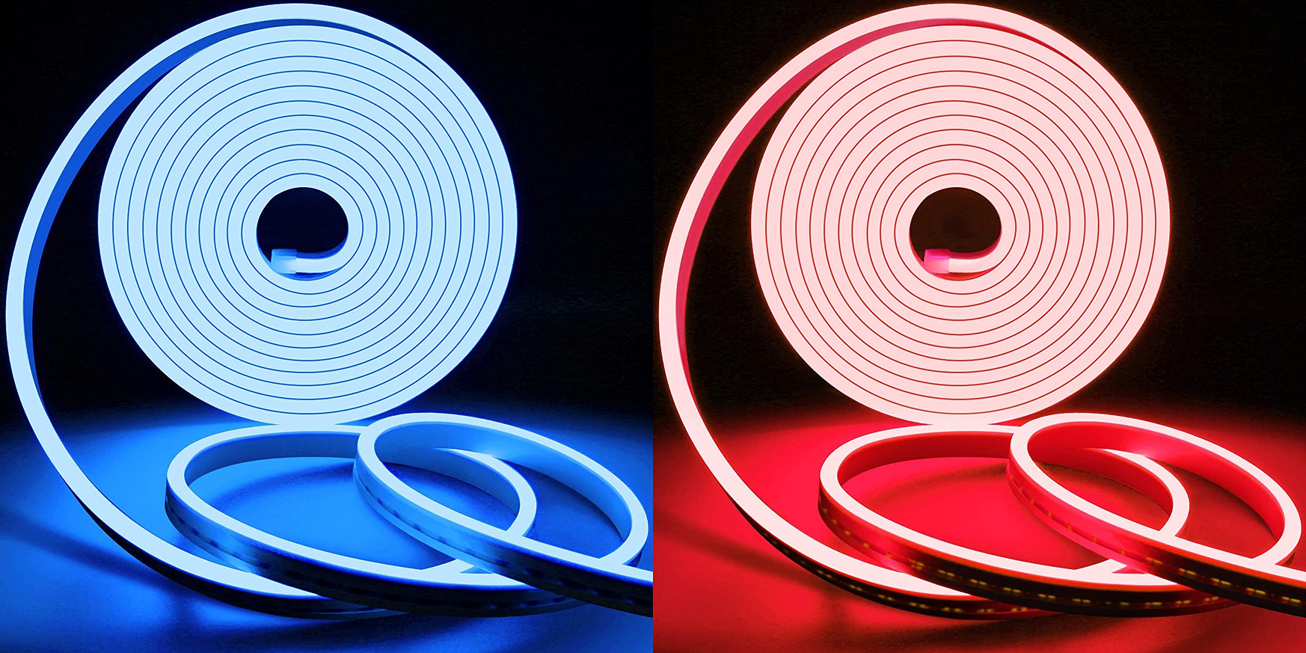 Lamomo 12V Dimmable LED Strip Lights with Remote Control - Color Changing Neon Rope Lights for Indoor/Outdoor Decor, Bedroom, Party, Gaming Setup & DIY Home Lighting Projects