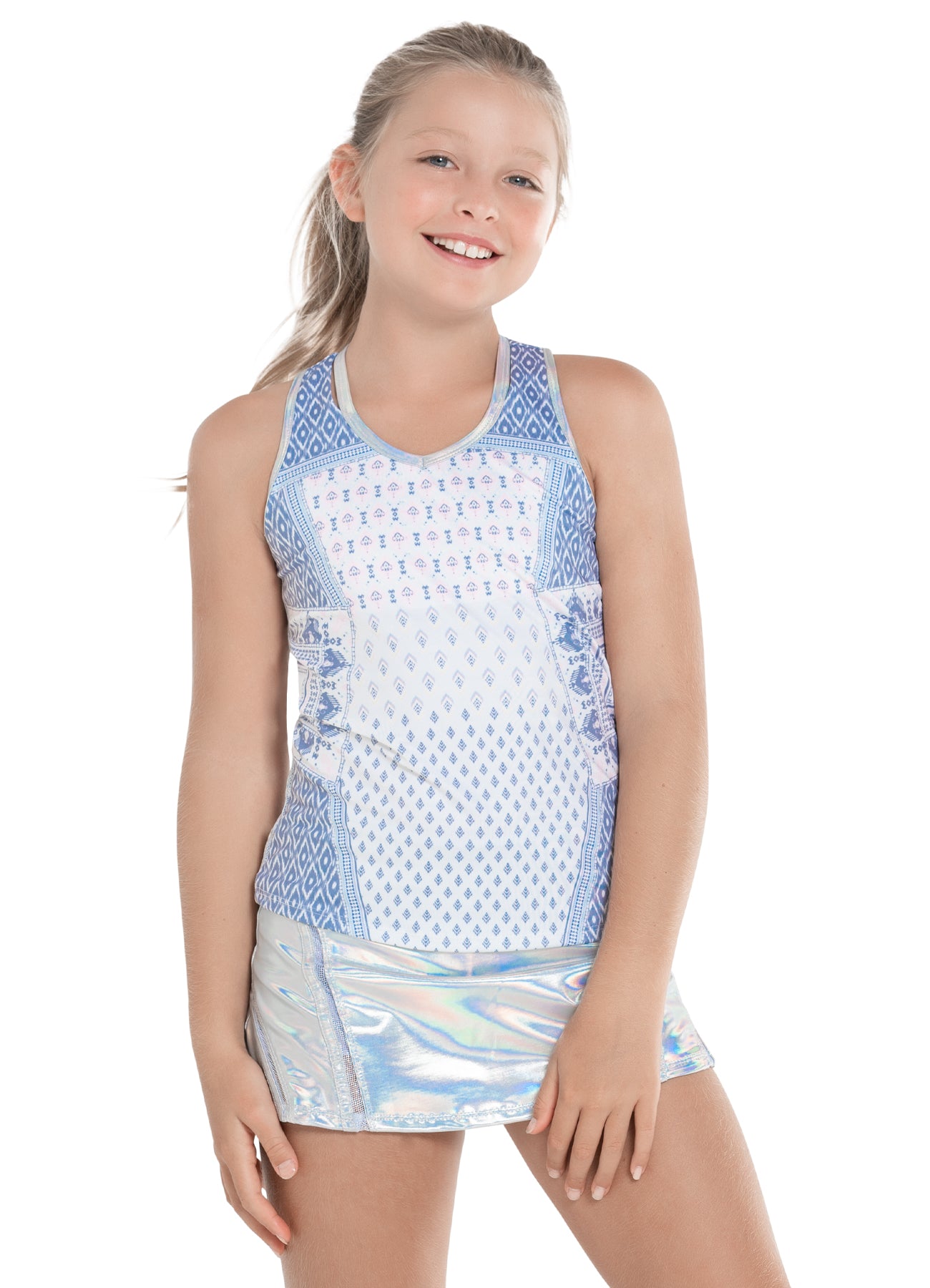 All In Ikat Tank Top for Women - Stylish & Comfortable Summer Casual Wear - Perfect for Beach, Travel, and Everyday Outfits