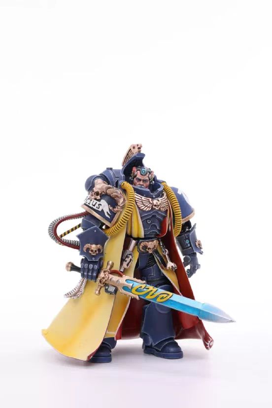 JOYTOY 1/18 Scale Warhammer 40K Action Figure - Ultramarines Primaris Librarian Collectible Model for Display & Gaming Scenes