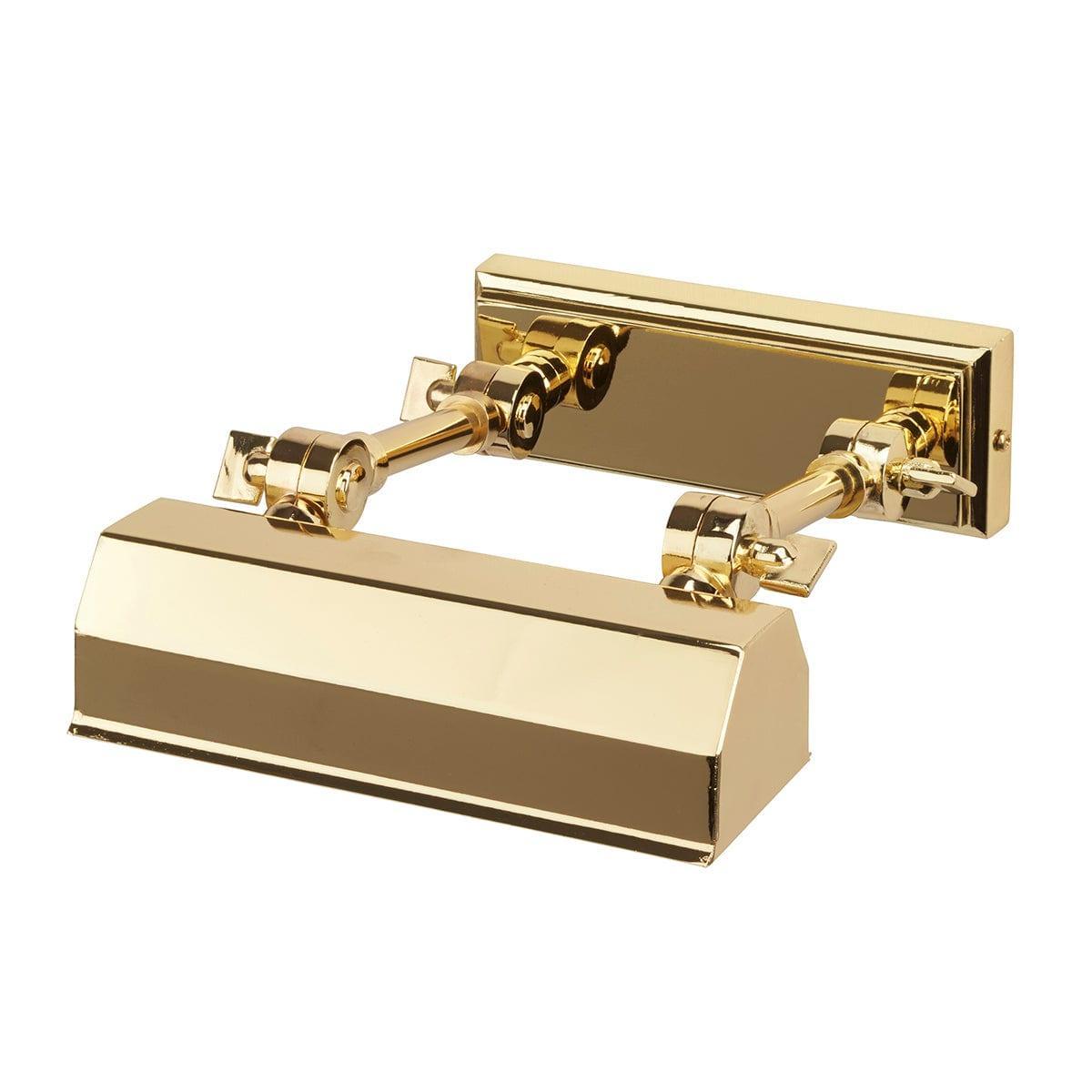 Elstead Lighting Chawton Small Polished Brass Picture Light - Perfect for Artwork, Paintings & Wall Decor Illumination
