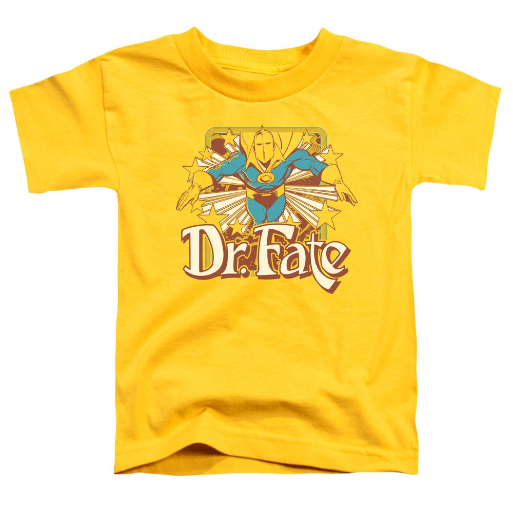 DC Dr Fate Stars Unisex Toddler T-Shirt for Boys & Girls - Superhero Costume, Cosplay & Casual Wear