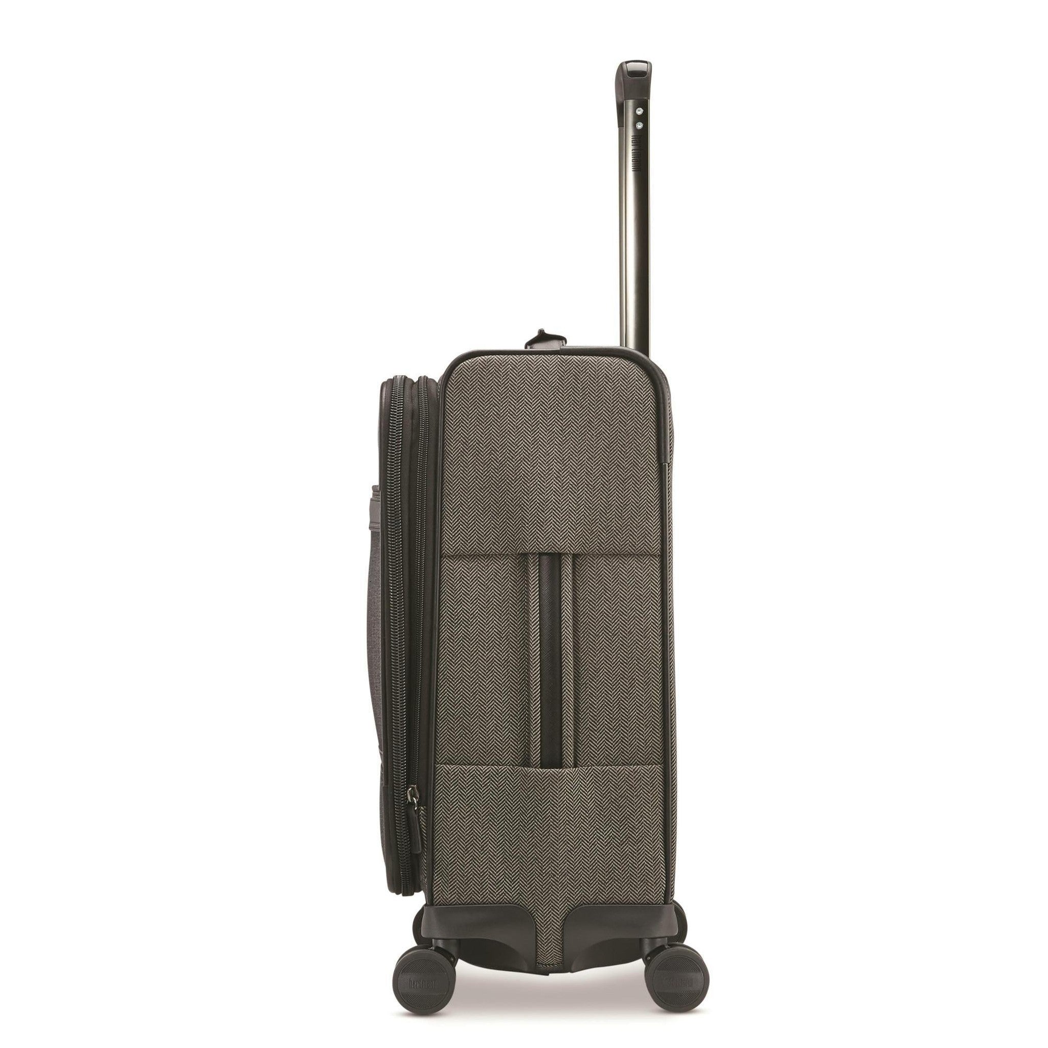 Hartmann Herringbone Deluxe Expandable Spinner Carry-On Luggage - Lightweight Suitcase for Business Travel & Weekend Getaways