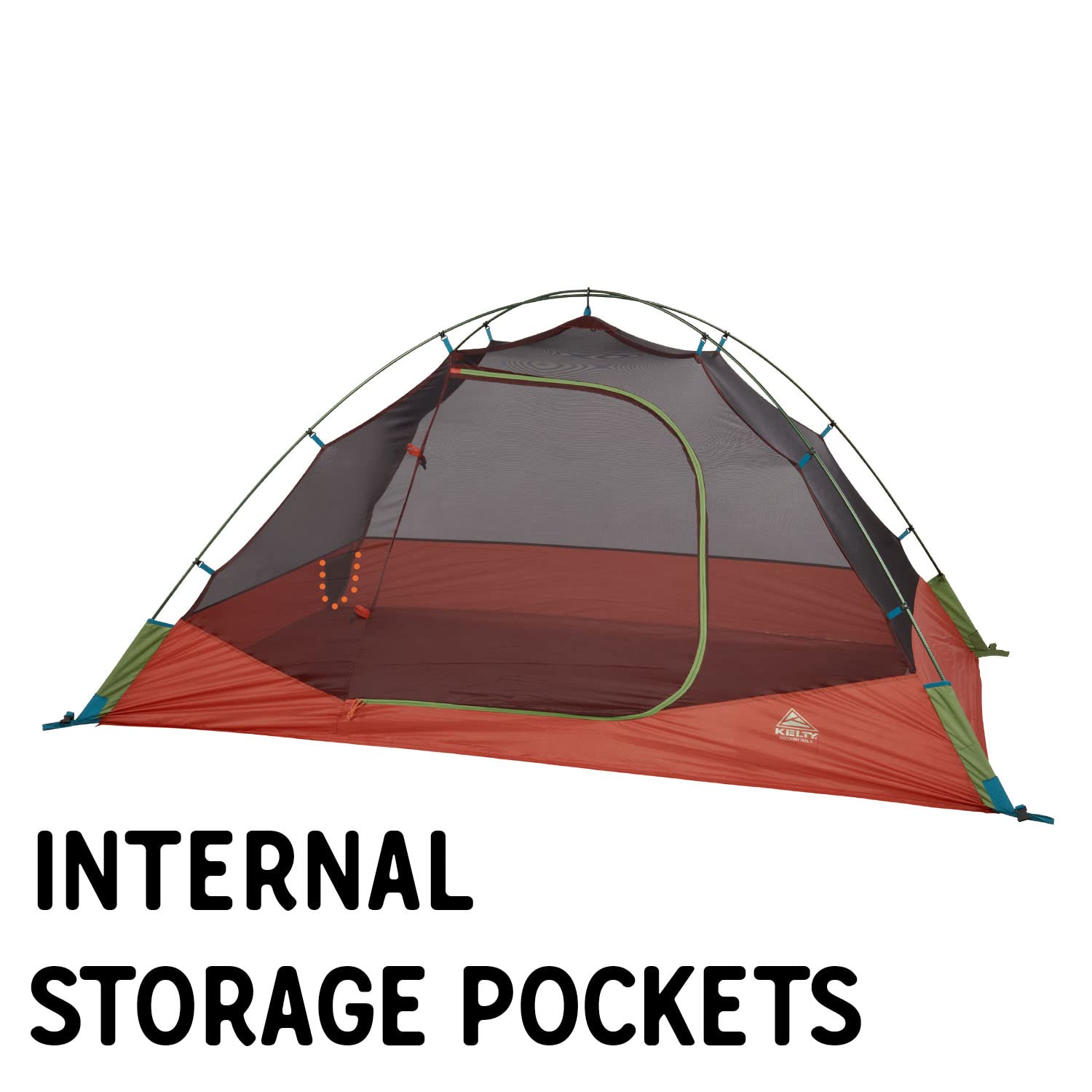 Kelty Discovery Trail Backpacking Tent - Lightweight 2-Person Camping Tent with Aluminum Poles | Easy Setup Single Door & Vestibule | Includes Stuff Sack | Perfect for Hiking, Backpacking & Outdoor Adventures