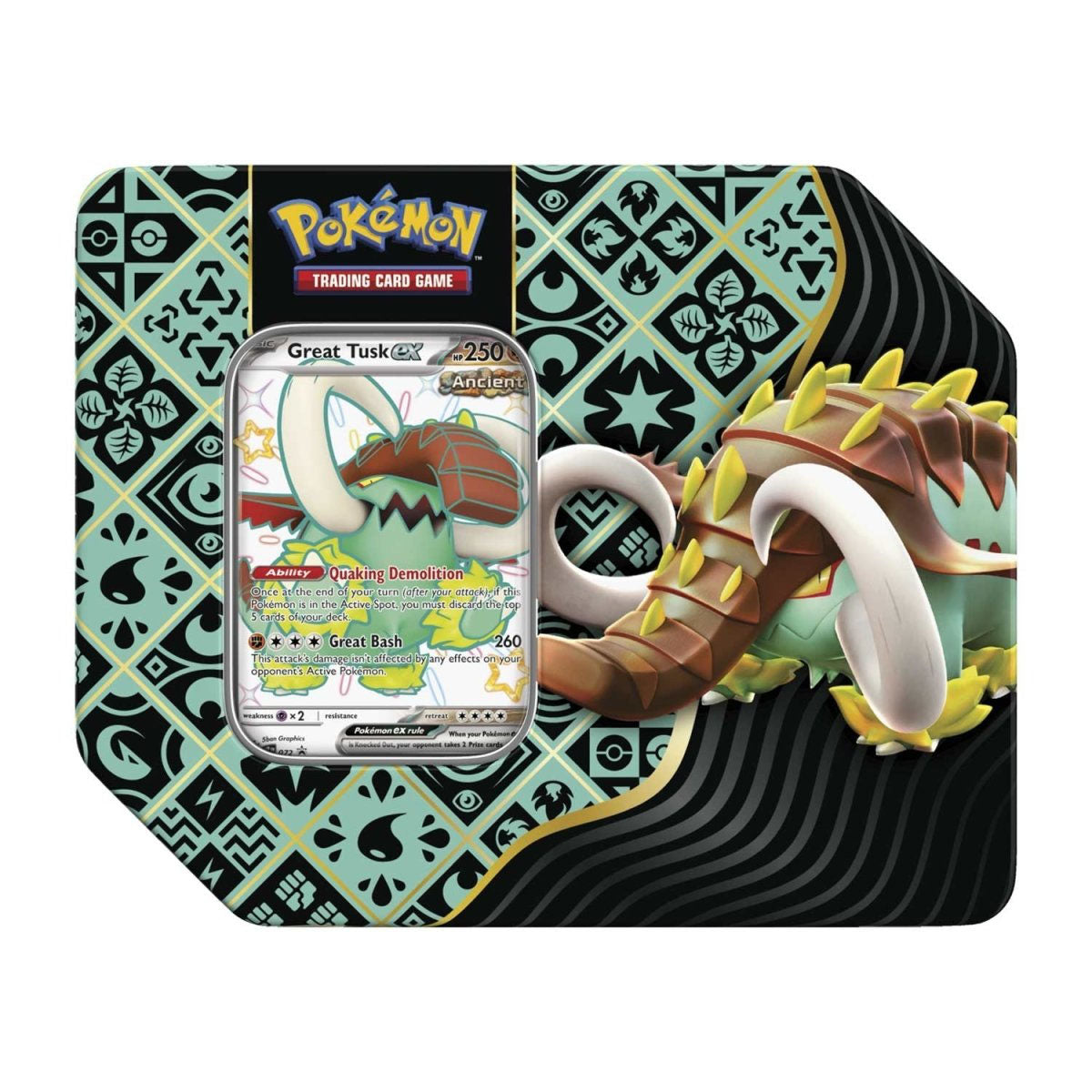 Pokémon Scarlet and Violet Paldean Fates Tin - Collectible Trading Card Game for Kids & Adults | Perfect for Battles, Gifts, and Card Collections
