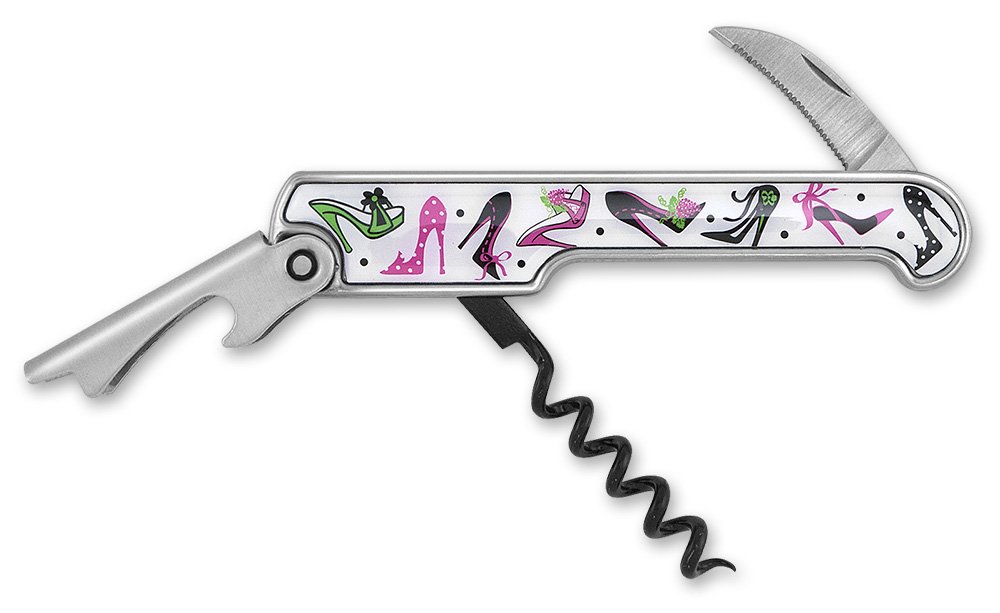 Vintage Style Enamel Corkscrew #85-112 - Unique Bottle Opener for Wine Lovers, Bar Accessories & Kitchen Essentials - Perfect for Home Bars, Wine Tasting Parties & Gift Giving