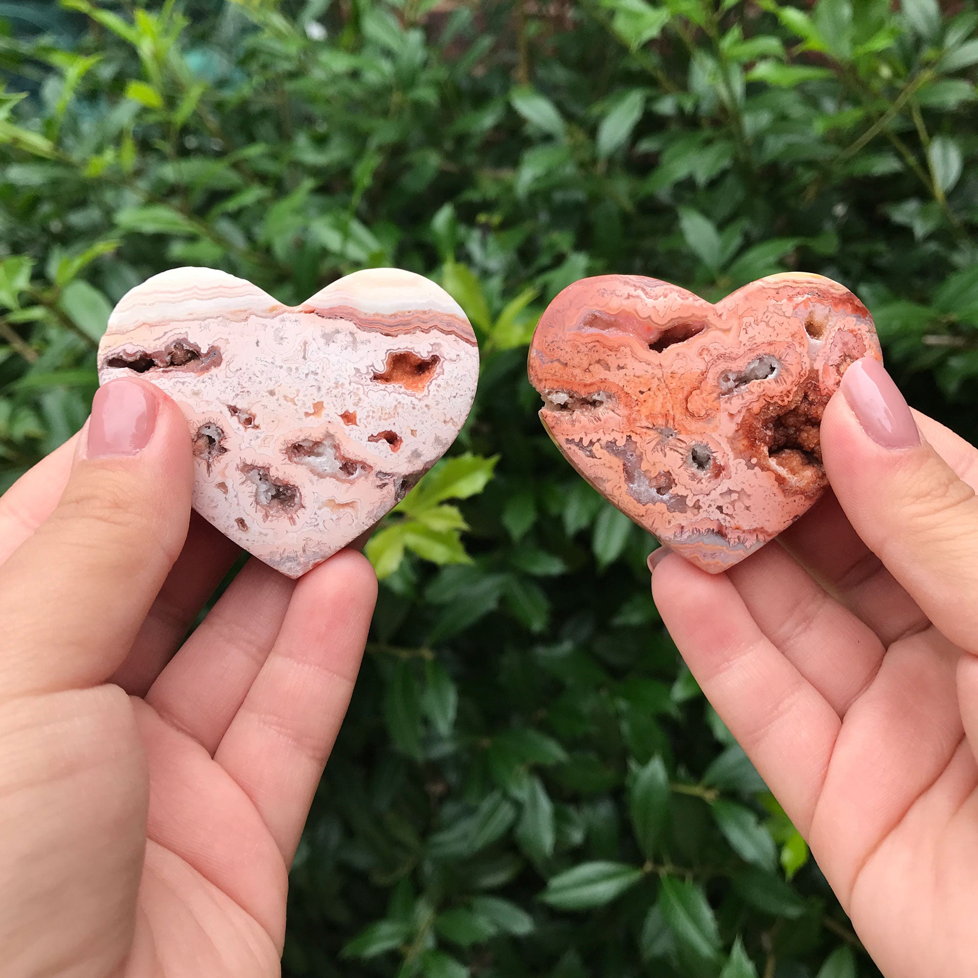 Natural Crazy Lace Agate Heart Crystal Gemstone Pendant - Healing Stone for Love & Positivity - Perfect for Jewelry Making, Meditation & Spiritual Gifts