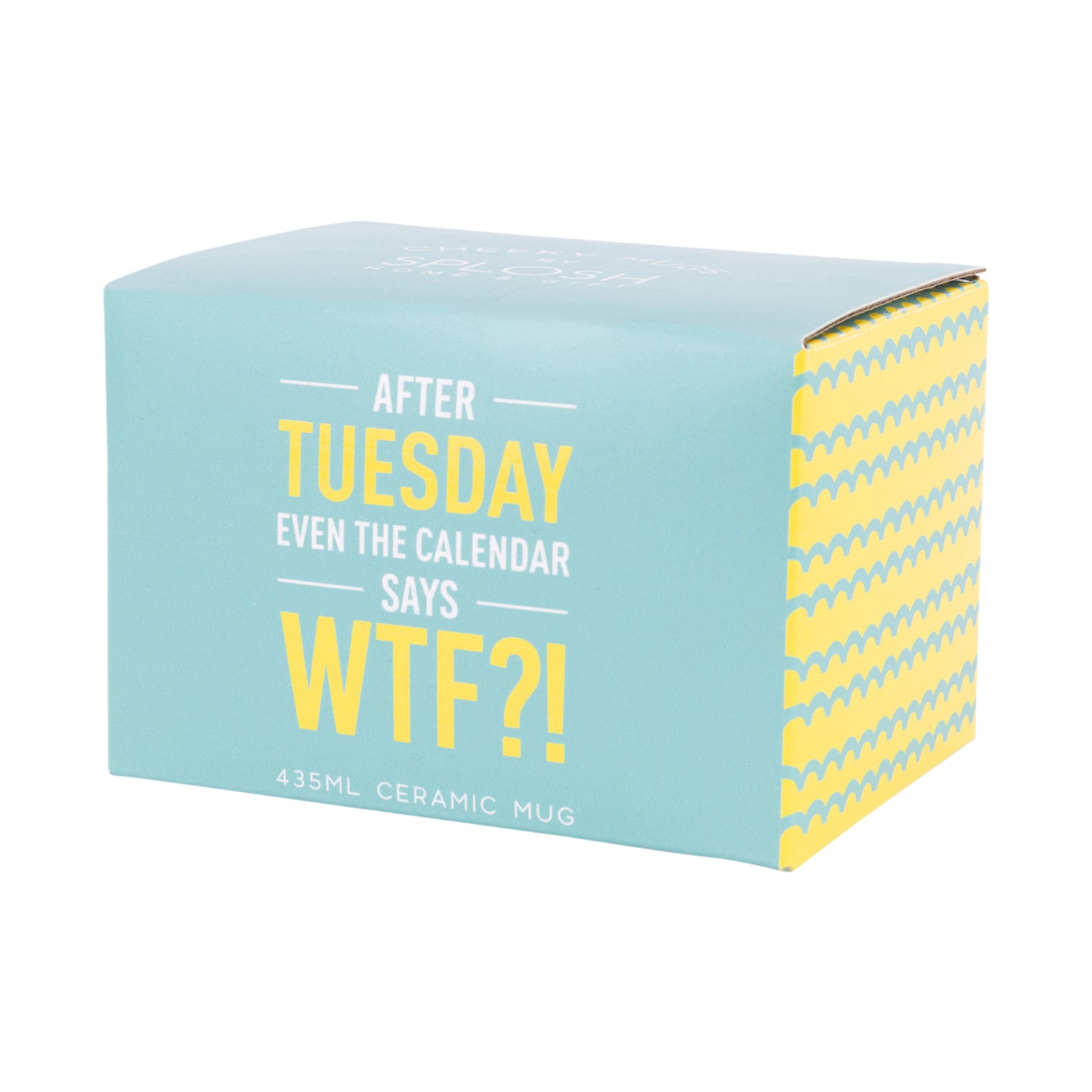 Funny WTF Tuesdays Splosh Cheeky Coffee Mug - Perfect for Office Humor & Gift Giving