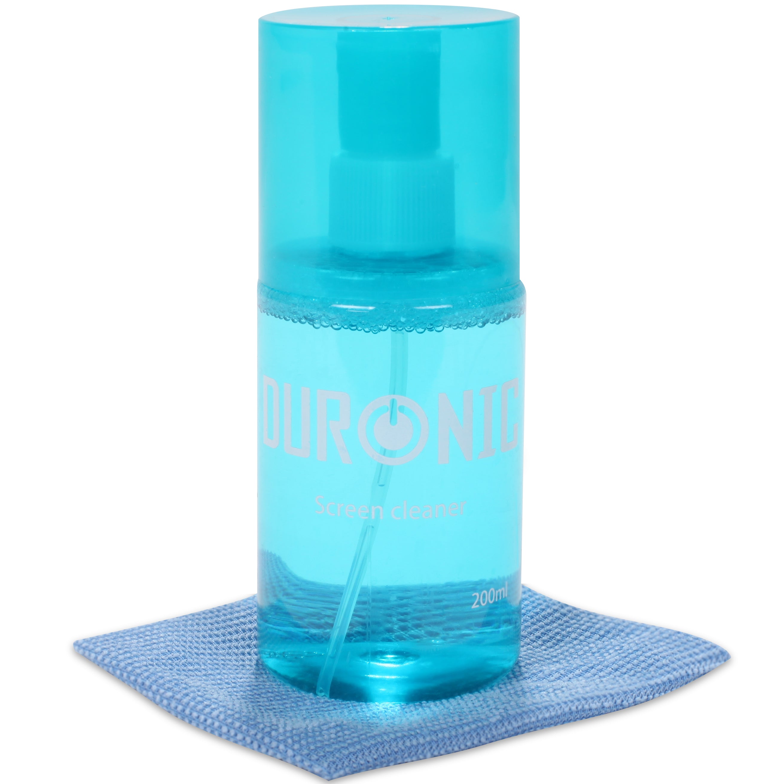 Duronic SCK104 Screen Cleaner Spray - 4 x 200ml LCD/LED Cleaning Solution for Laptop, TV, Monitor, Smartphone, Tablet & E-Reader | Streak-Free Formula for Crystal Clear Screens at Home & Office