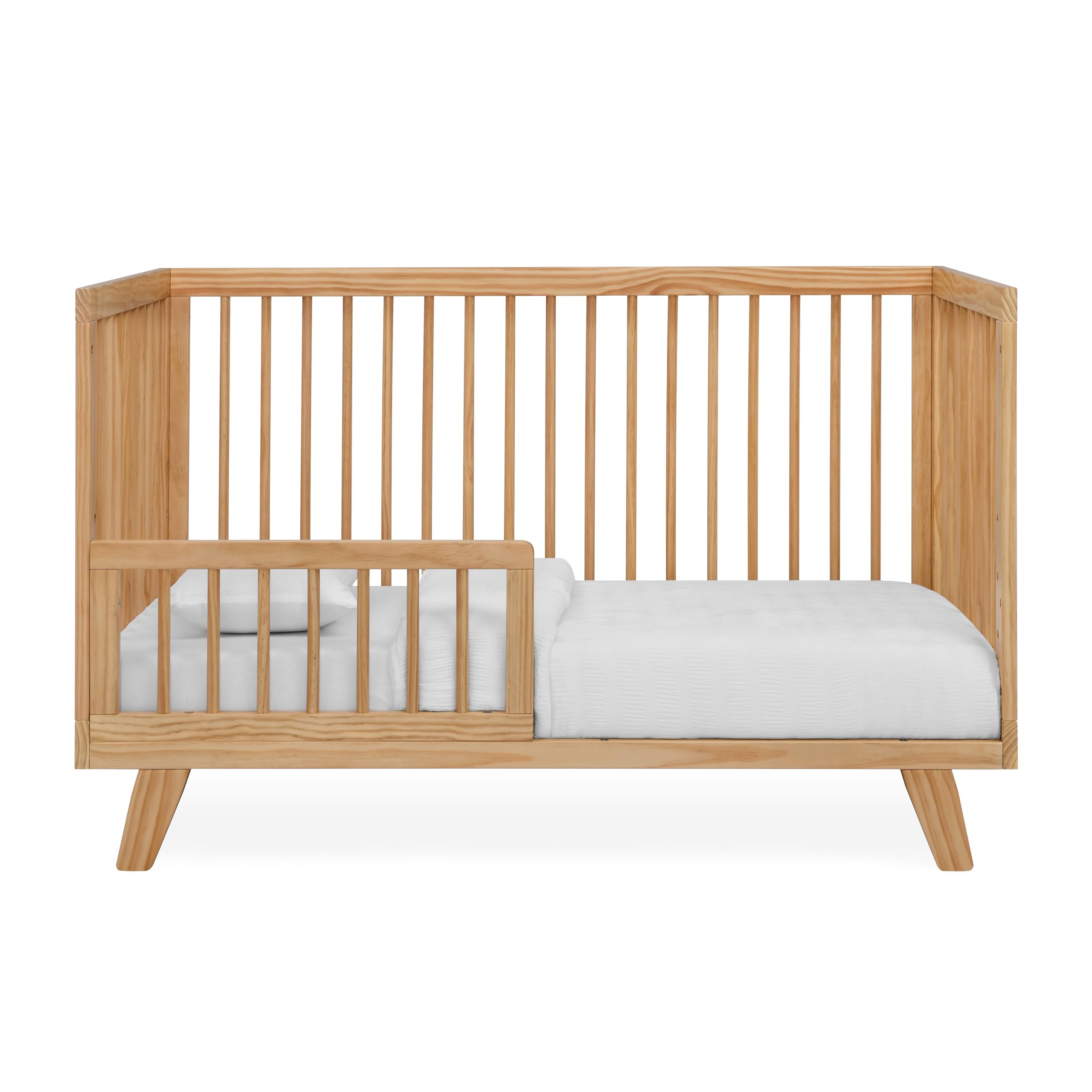 Astin 3-in-1 Convertible Baby Crib in Natural - Converts to Toddler Bed & Daybed | Fits Standard Full-Size Crib Mattress | 4 Adjustable Heights | Perfect Nursery Essential for Newborns to Toddlers