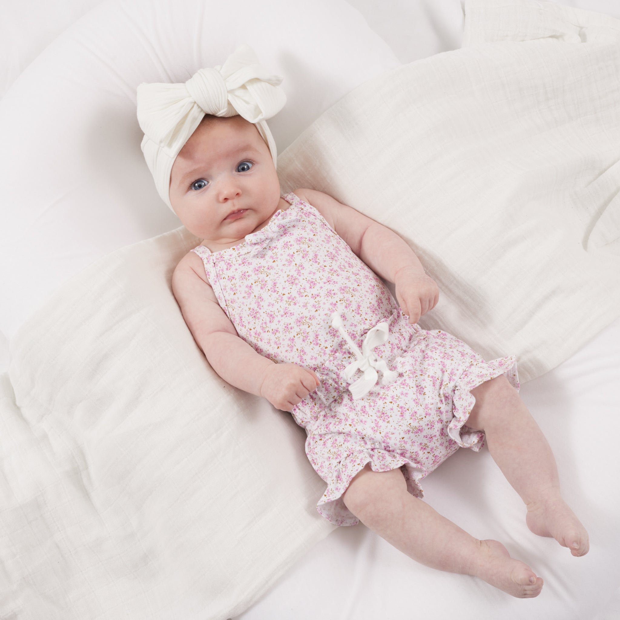 Floral Singlet & Shorties Set for Women - Soft Cotton Sleepwear & Loungewear - Myla Brand - Perfect for Relaxing at Home, Yoga, and Summer Nights
