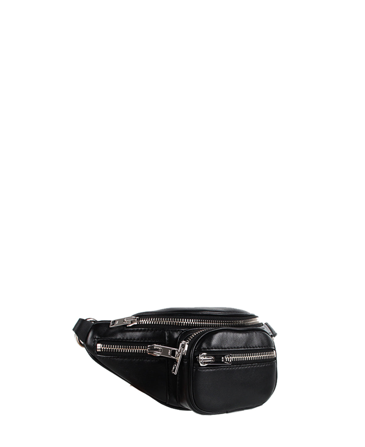 Attica Mini Belt Bag for Women - Stylish Black Waist Pack Fanny Pack for Running, Travel & Everyday Use