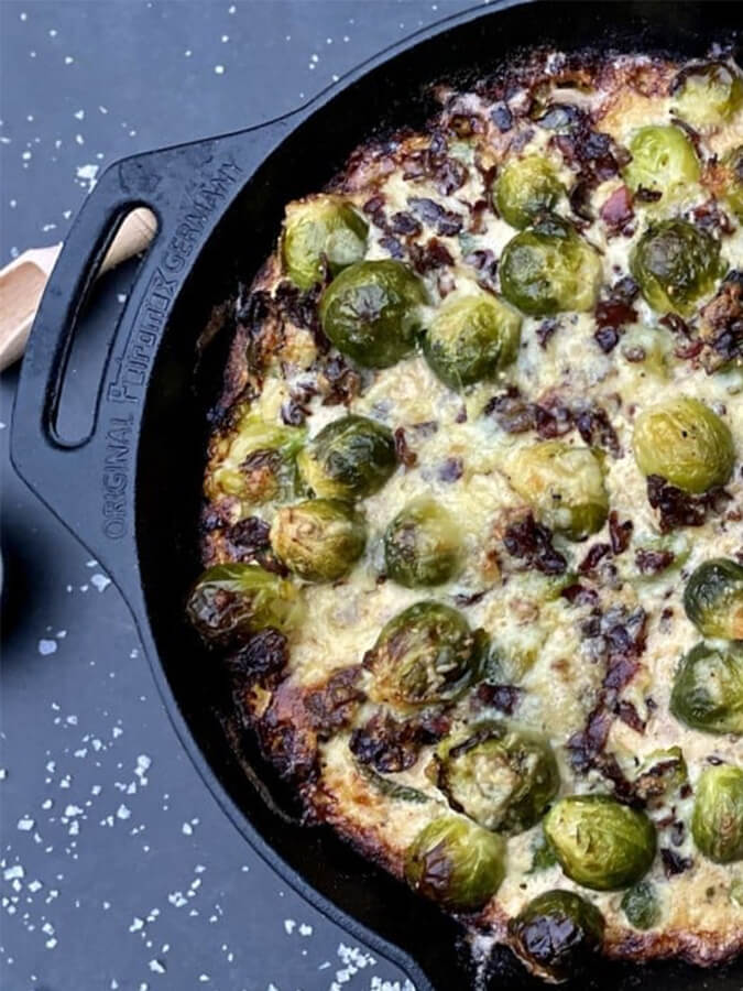 Petromax Cast Iron Fire Skillet with Dual Handles - Perfect for Camping, Outdoor Cooking & Grilling Over Open Flame