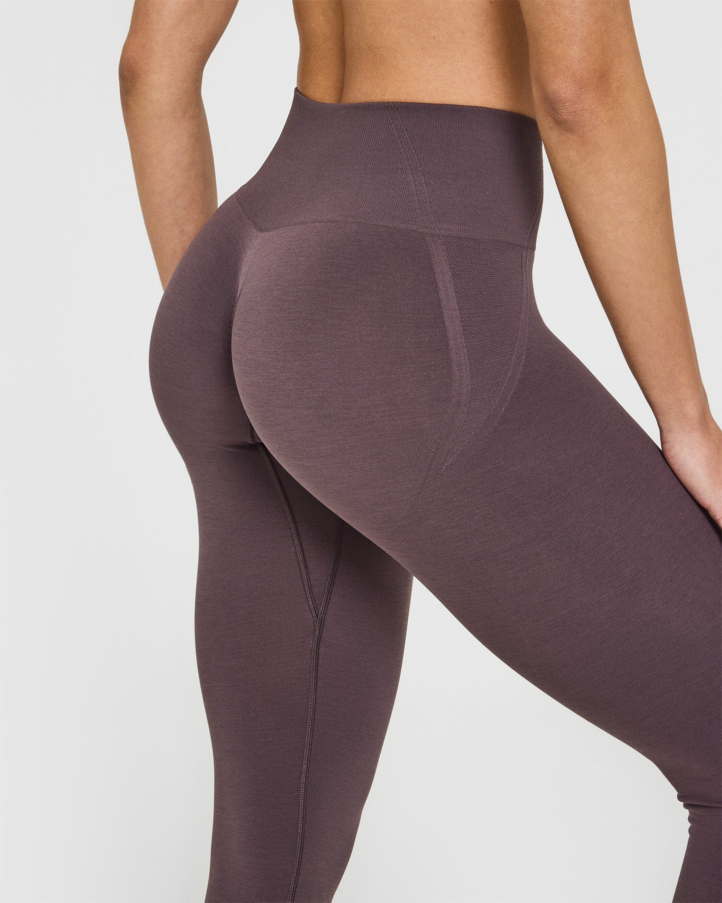 Seamless Leggings for Women - Comfortable High Waist Yoga Pants in Umber Brown | Perfect for Workout, Lounge & Everyday Wear