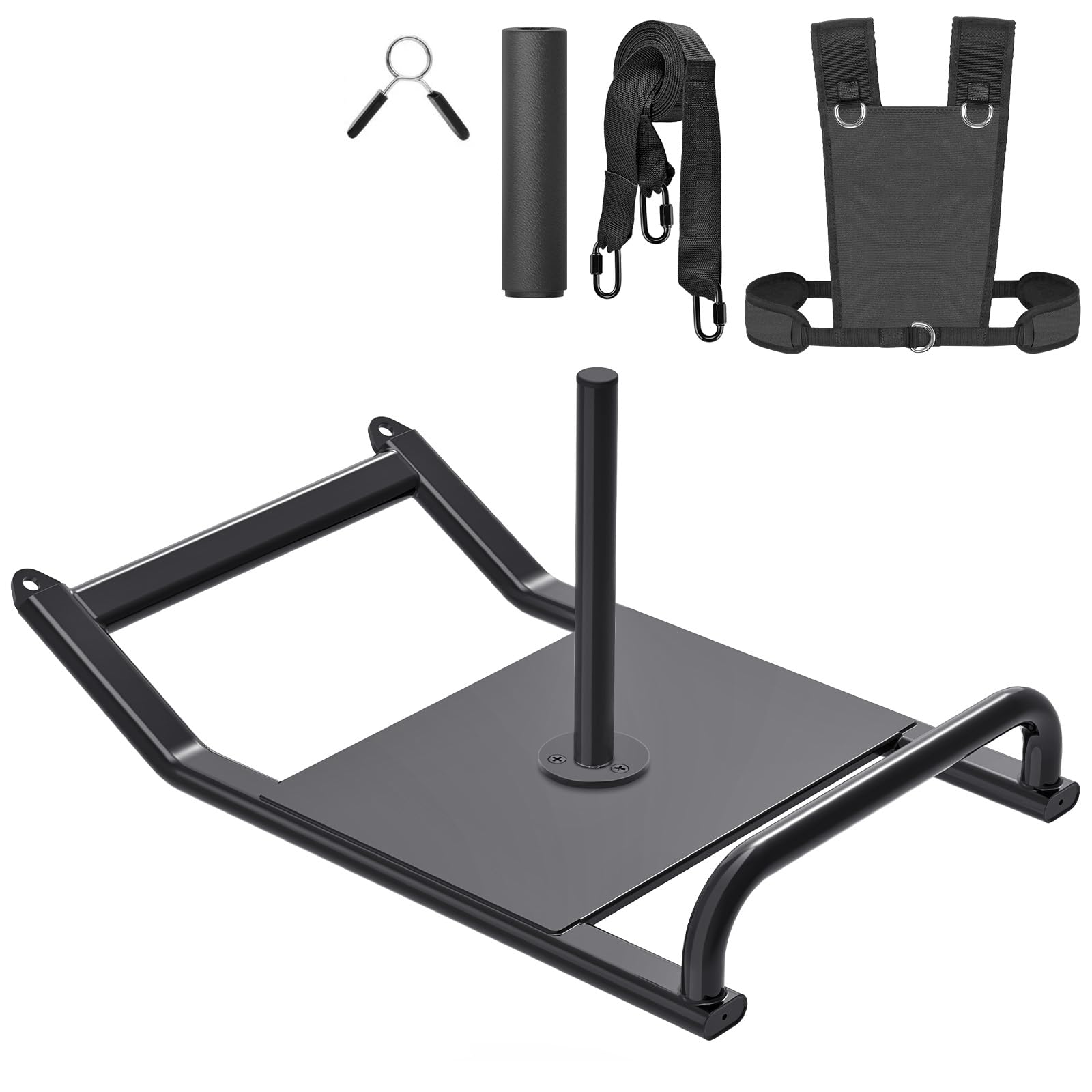 Dolibest Portable Weight Sled with Handle - Fitness Strength Training & Speed Workout Equipment - Innovative Design for Easy Obstacle Clearance - Compatible with 1-2