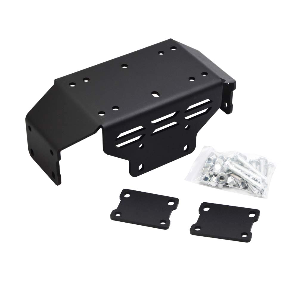 **Dasen Winch Mounting Bracket Plate Kit for Honda Pioneer 500 & 520 (2015-2025) - Heavy-Duty Off-Road Accessory for ATV & UTV Trail Riding**