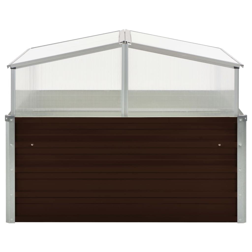 Premium Galvanized Steel Greenhouse with Polycarbonate Panels & Aluminum Frame - 39.4