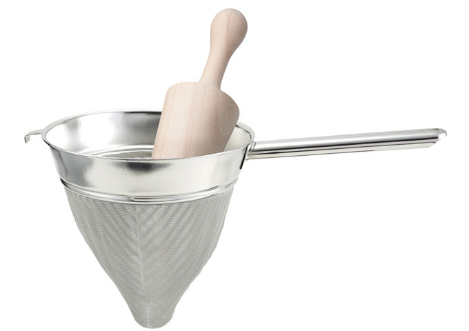 Winco 14x3 Inch Wooden Chinois Pestle - Traditional French Cooking Tool for Crushing Herbs, Spices & Garlic - Perfect for Professional Chefs & Home Kitchens