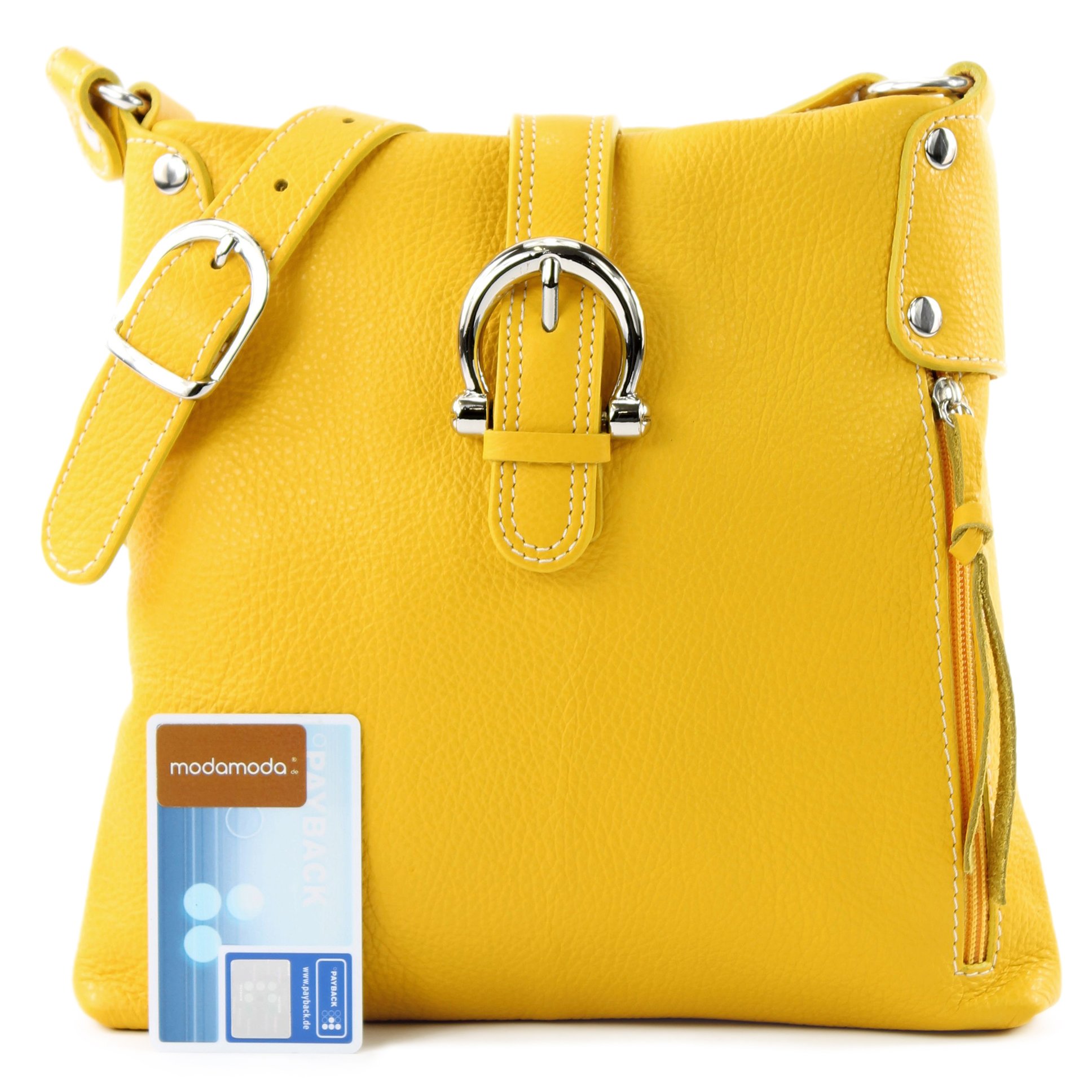 Italian Genuine Leather Handbag for Women - Stylish Shoulder Bag & City Purse - Perfect for Work, Travel & Everyday Use