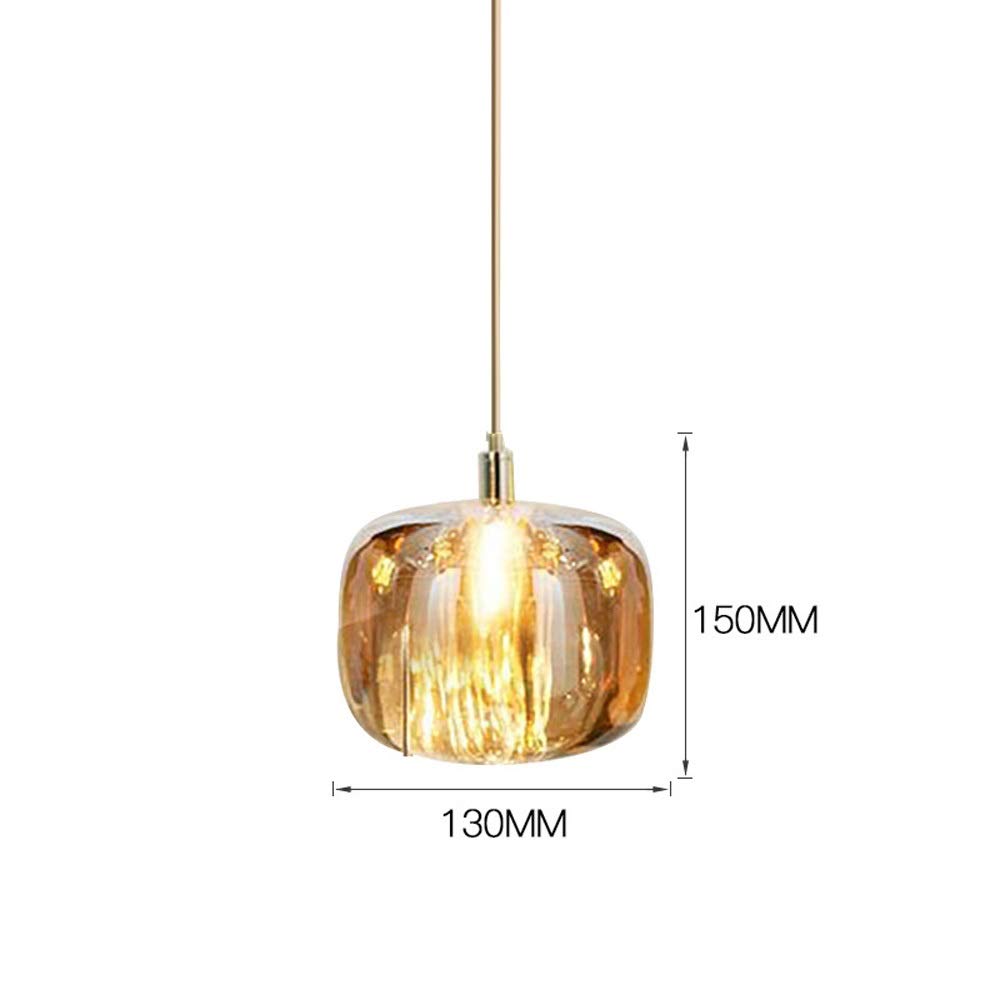 Modern Crystal Pendant Light - Geometric Metal Hanging Lamp with Nordic Style, Stainless Steel Ceiling Fixture for Dining Room, Bedroom, Bedside, Cafe & Bar | Elegant Lighting for Home Decor and Commercial Spaces