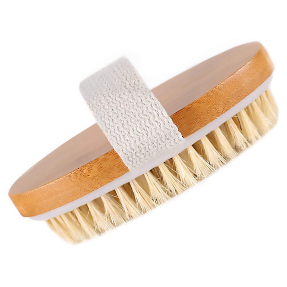 Exfoliating Bath Brush with Long Handle - Body Scrubber & Skin Massager for Shower & Bath - Back Scrub Brush, Bath Accessories for Deep Cleansing & Relaxation (Perfect for Spa Days & Dry Skin Care)