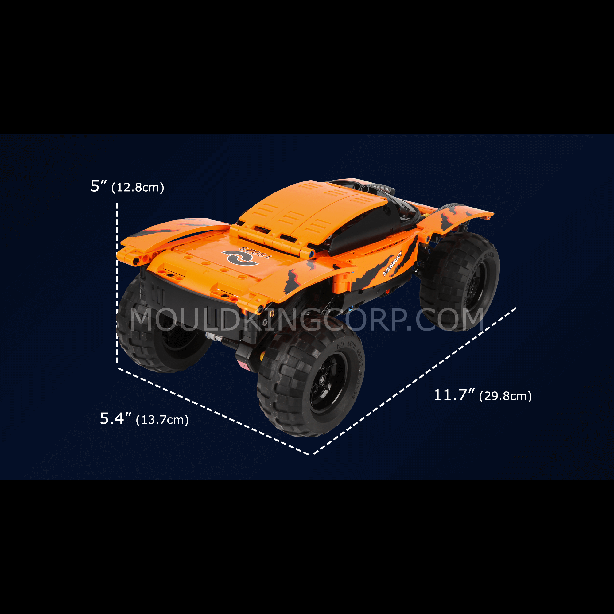 Mould King 18025 Remote Control Climbing Buggy Building Kit - 405 PCS STEM Toy for Kids & Adults | Perfect for Indoor Play, Outdoor Adventure & RC Car Enthusiasts